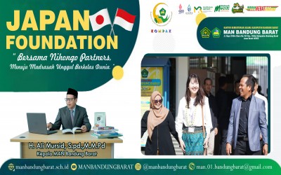 PENYAMBUTAN NIHONGO PARTNERS, JAPAN FOUNDATION KE MAN BANDUNG BARAT